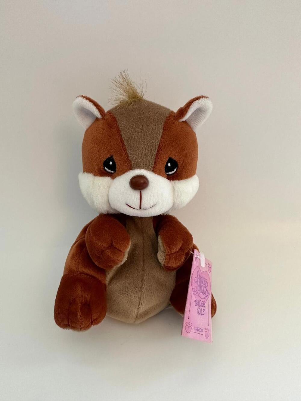 Precious Moments Tender Tails Chipmunk Plush, Vintage Collectible